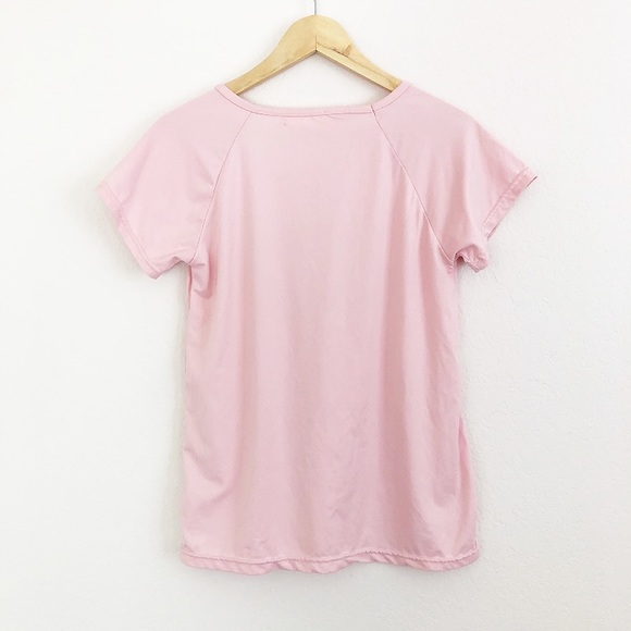 Pink True Crime Wine In Bed By Nine T-shirt - Picture 4 of 4